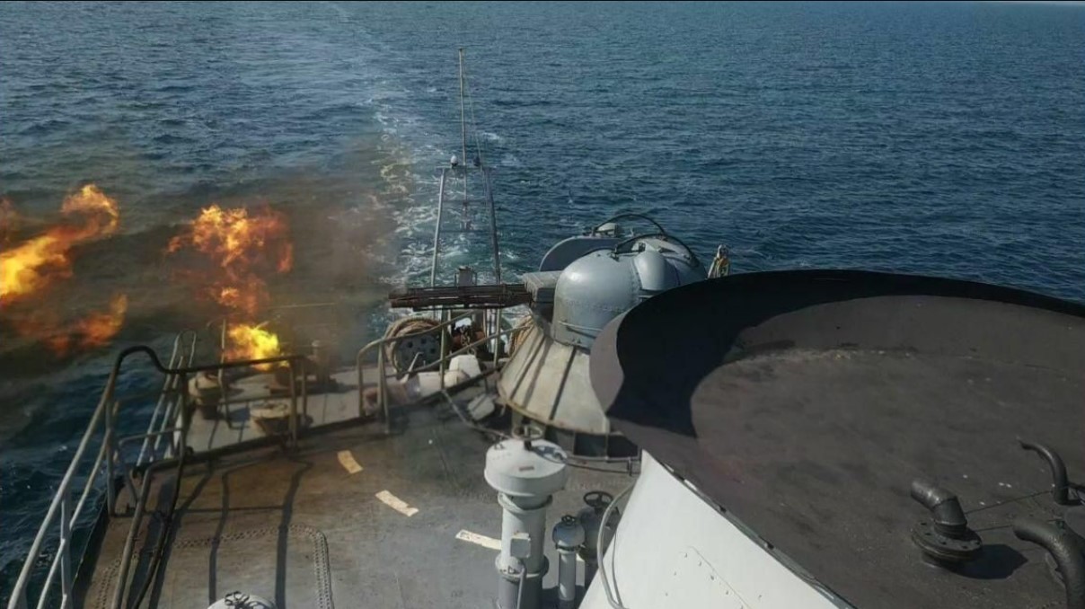 В Черном море морские десантники провели масштабные учения