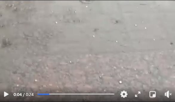 Міста України накрили зливи з сильним градом 2