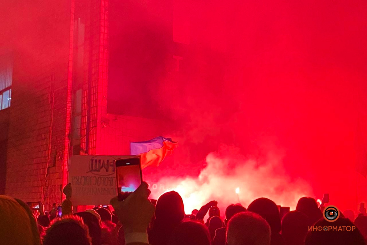 Акція під телеканалом НАШ: що вимагали мітингувальники 15
