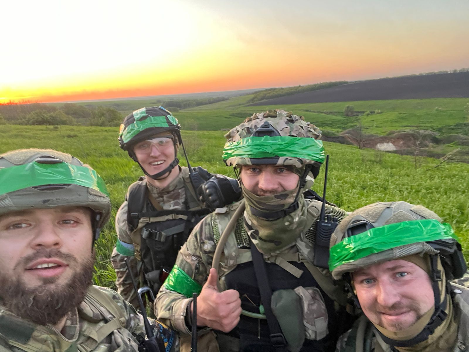 У Харківській області на передовій воює загін полку поліції особливого призначення під назвою «Смурфи» 2