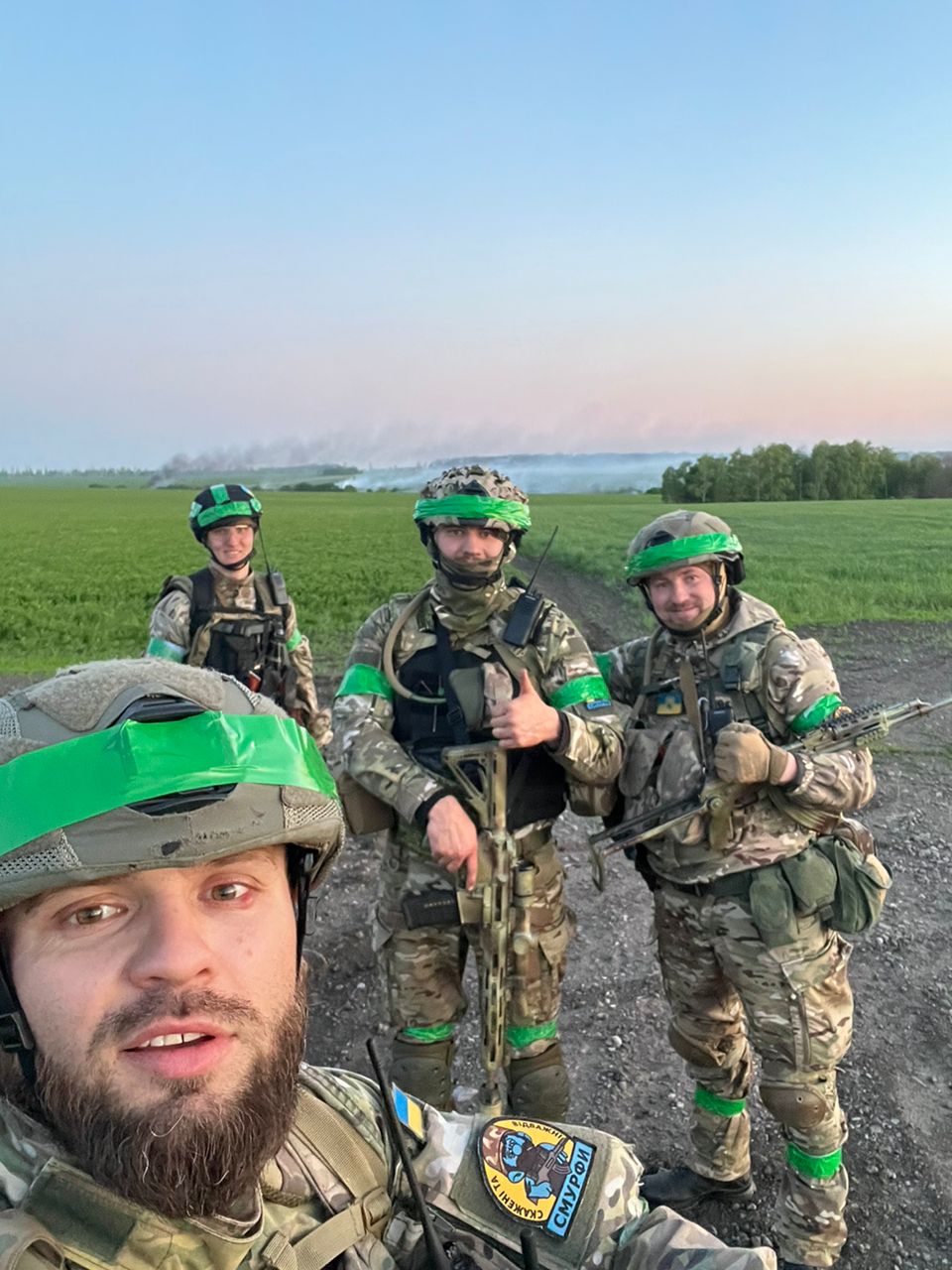 У Харківській області на передовій воює загін полку поліції особливого призначення під назвою «Смурфи» 1