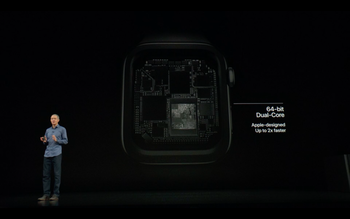 Apple Watch S4 . имеет лучший процессор, нежели у предыдущей модели