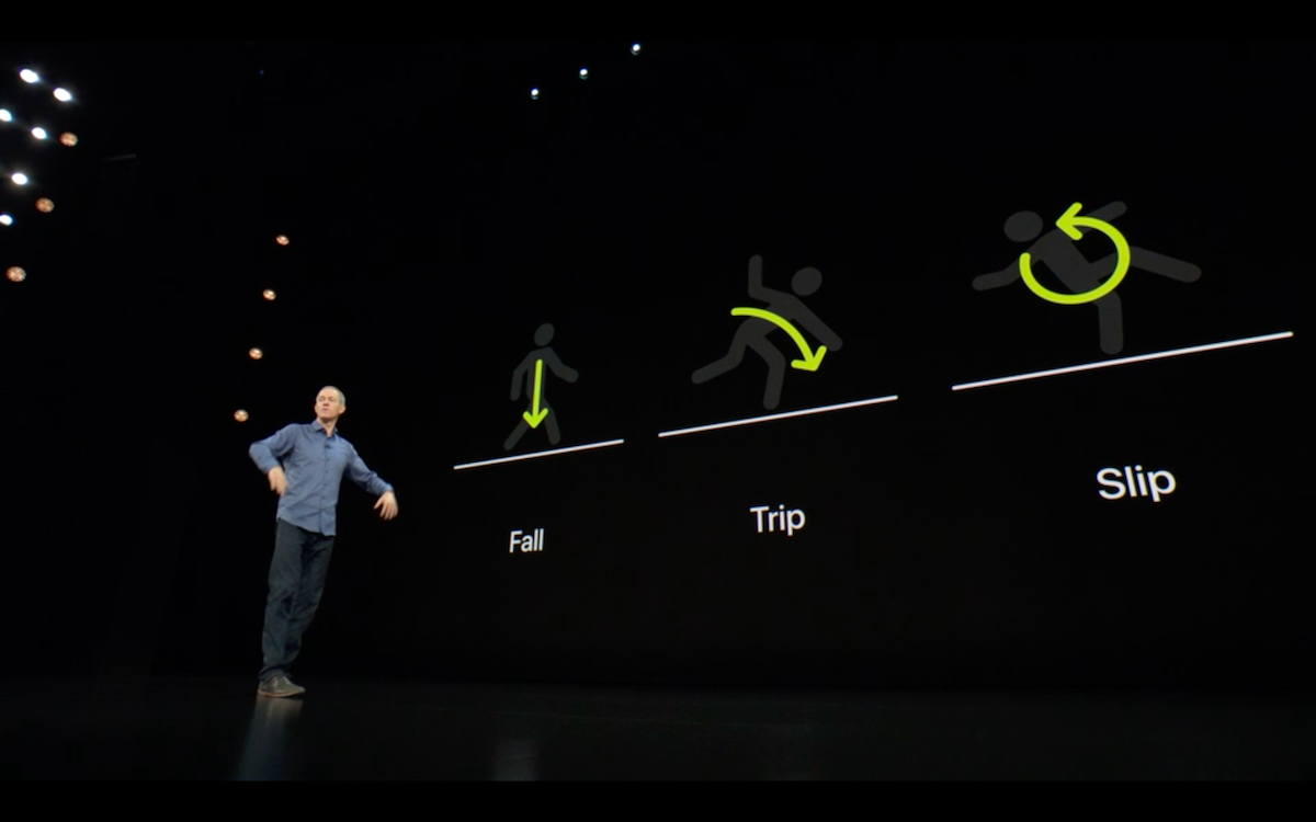 Apple Watch S4 чувствует, если вы упали