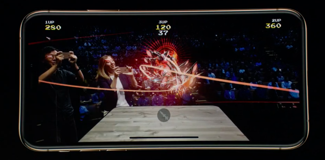 Дополненная реальность в iPhone XS Max 