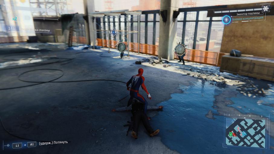 Человек-паук не подвластен законам физики