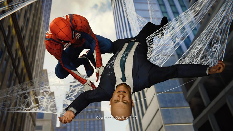 Человек-паук и его фирменная паутина