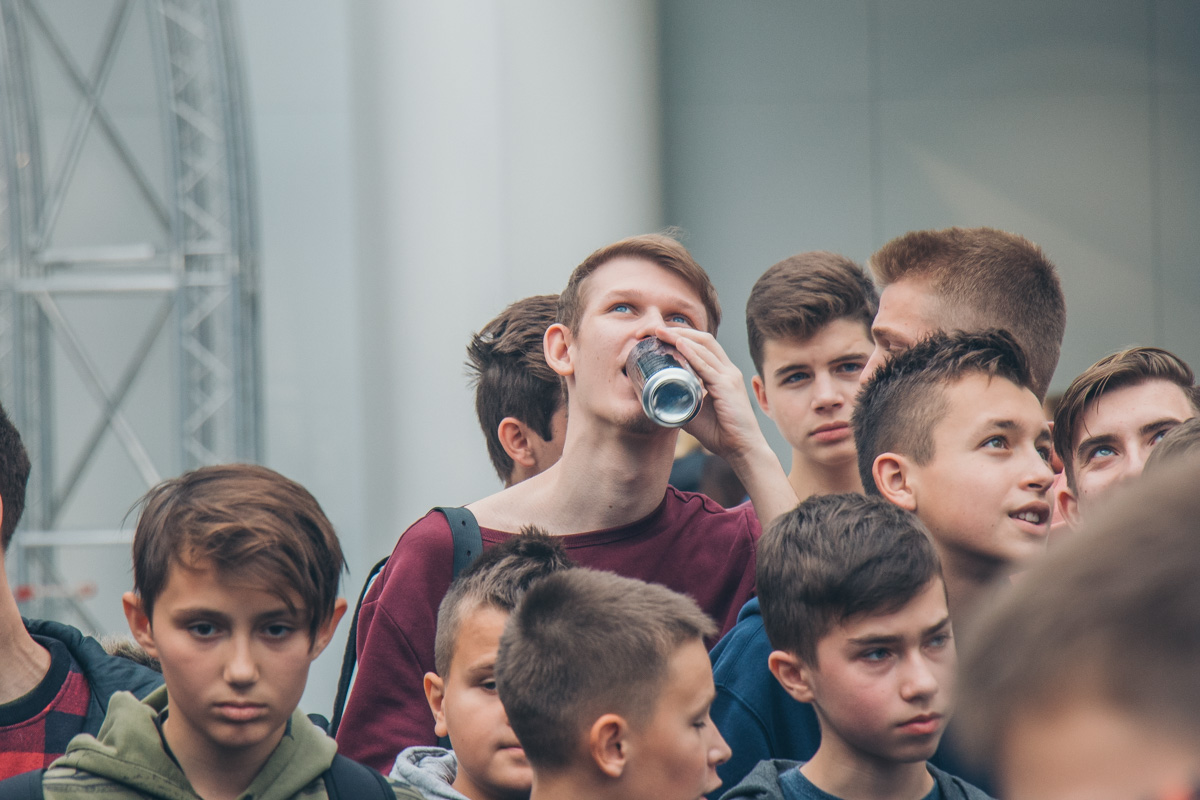 Матч в самом разгаре