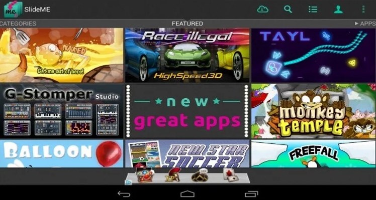 Приложение SlideMe