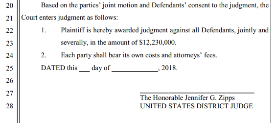 Постановление суда по делу