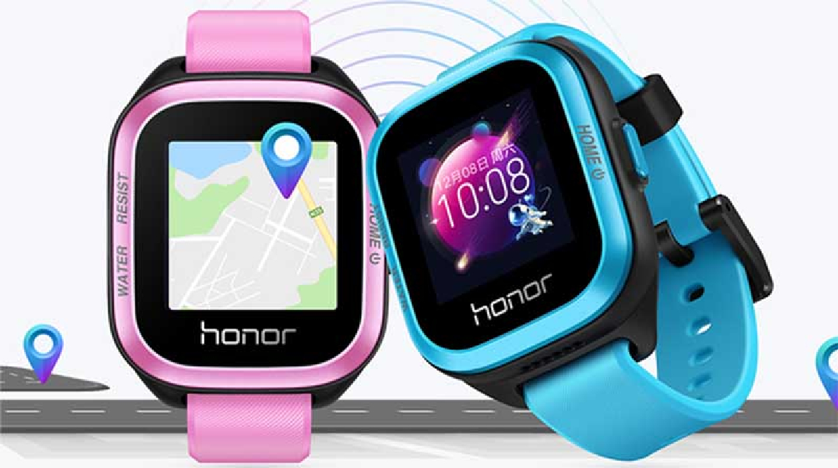 Предусмотрено 2 варианта расцветки корпуса часов: синий и розовый