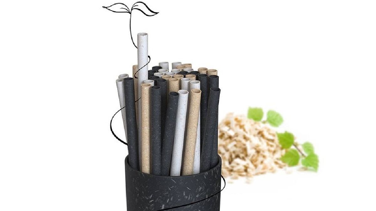 Финская компания-стартап Sulapac в сотрудничестве с компанией Stora Enso представила свой концепт деревянных трубочек для питья