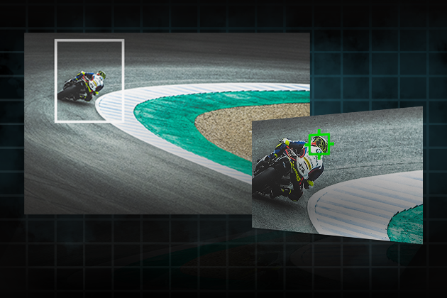 Интеллектуальная функция системы автофокусировки позволяет обнаруживать конкретные объекты 