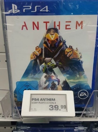 Anthem за 39 евро вместо стандартной цены в 60 евро