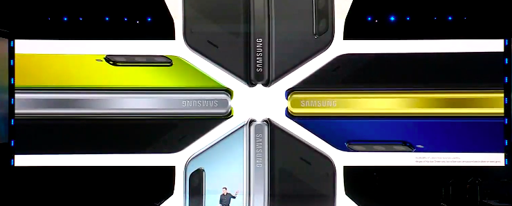 Складной смартфон будет продаваться в нескольких цветах