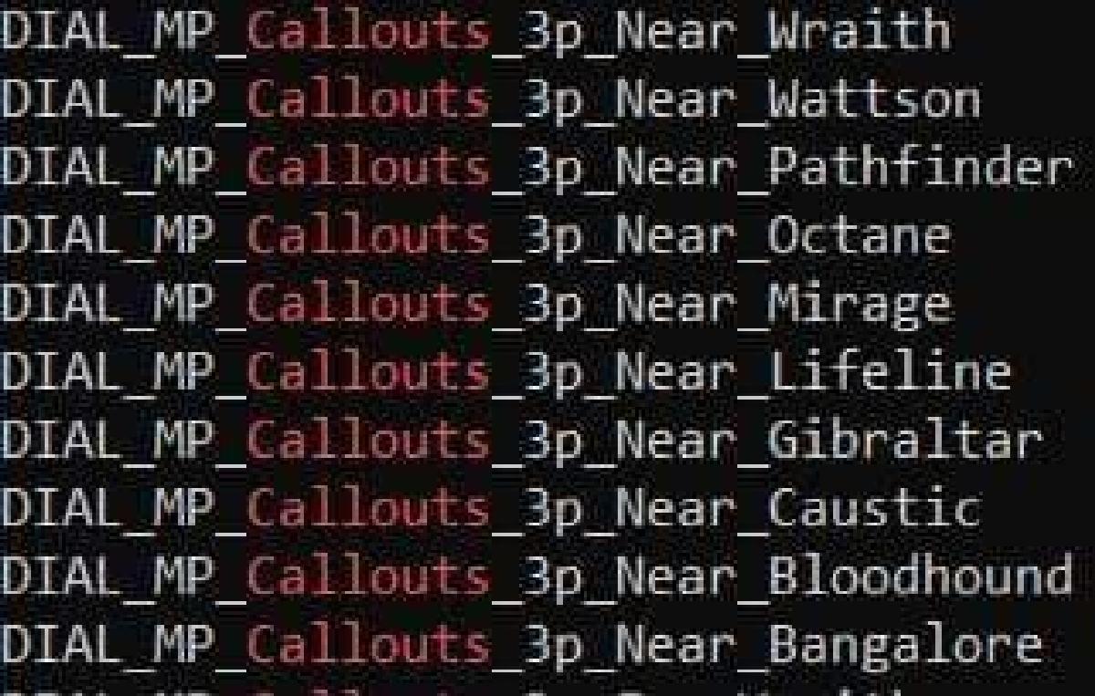 Имена следующих героев-легенд - Watson и Octane Имена следующих героев-легенд - Watson и Octane