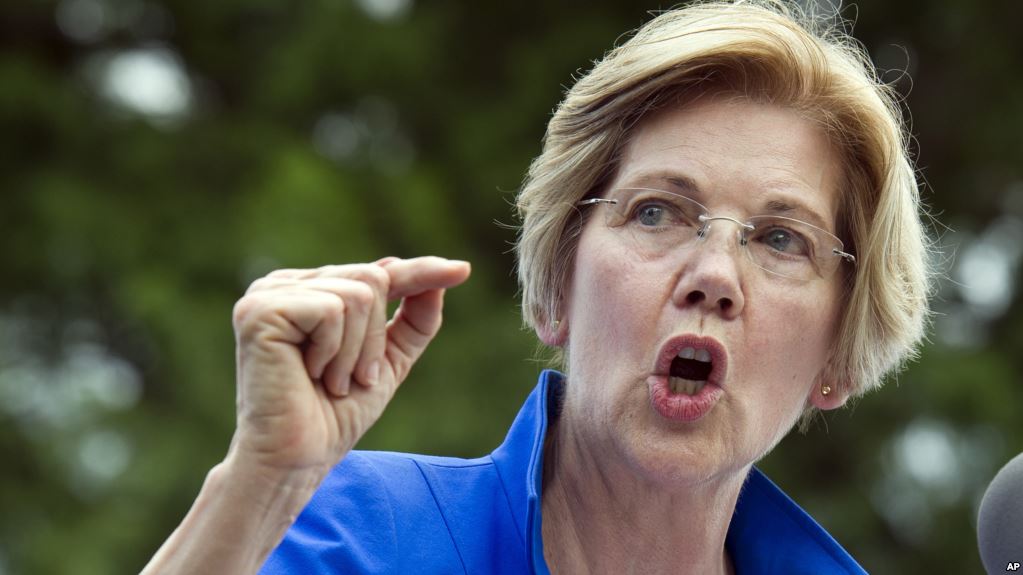 Элизабет Уоррен на одном из мероприятий