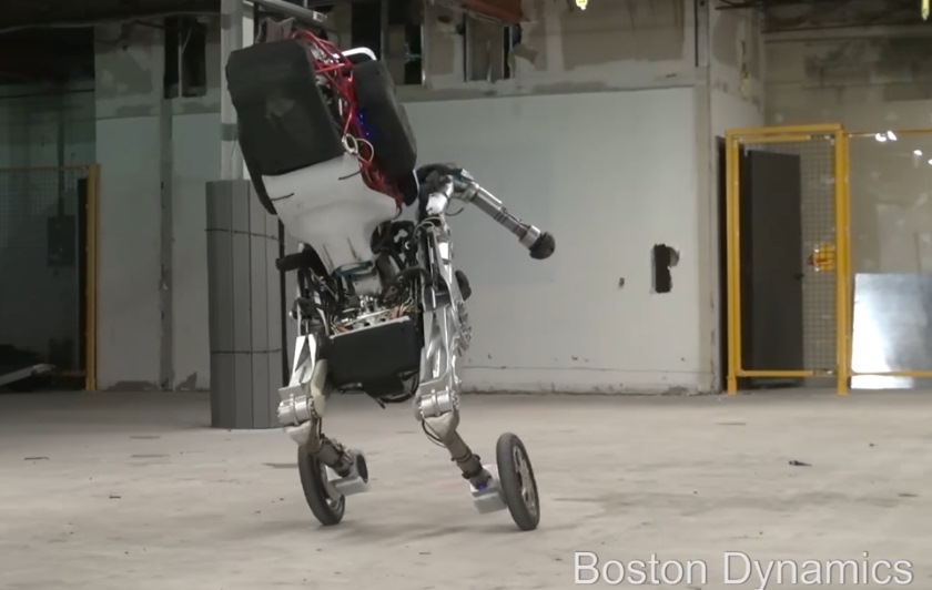 Handle - прыткий двухколесный робот Boston Dynamics