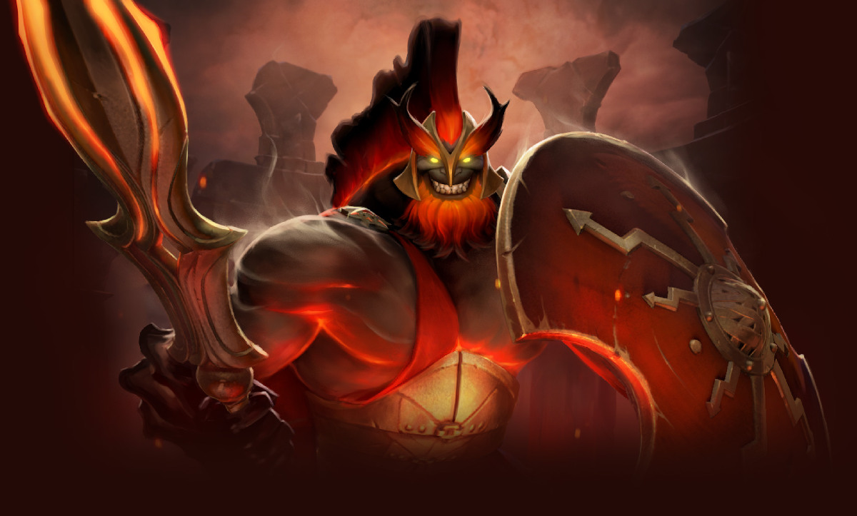 Марс вооружен копьем и щитом