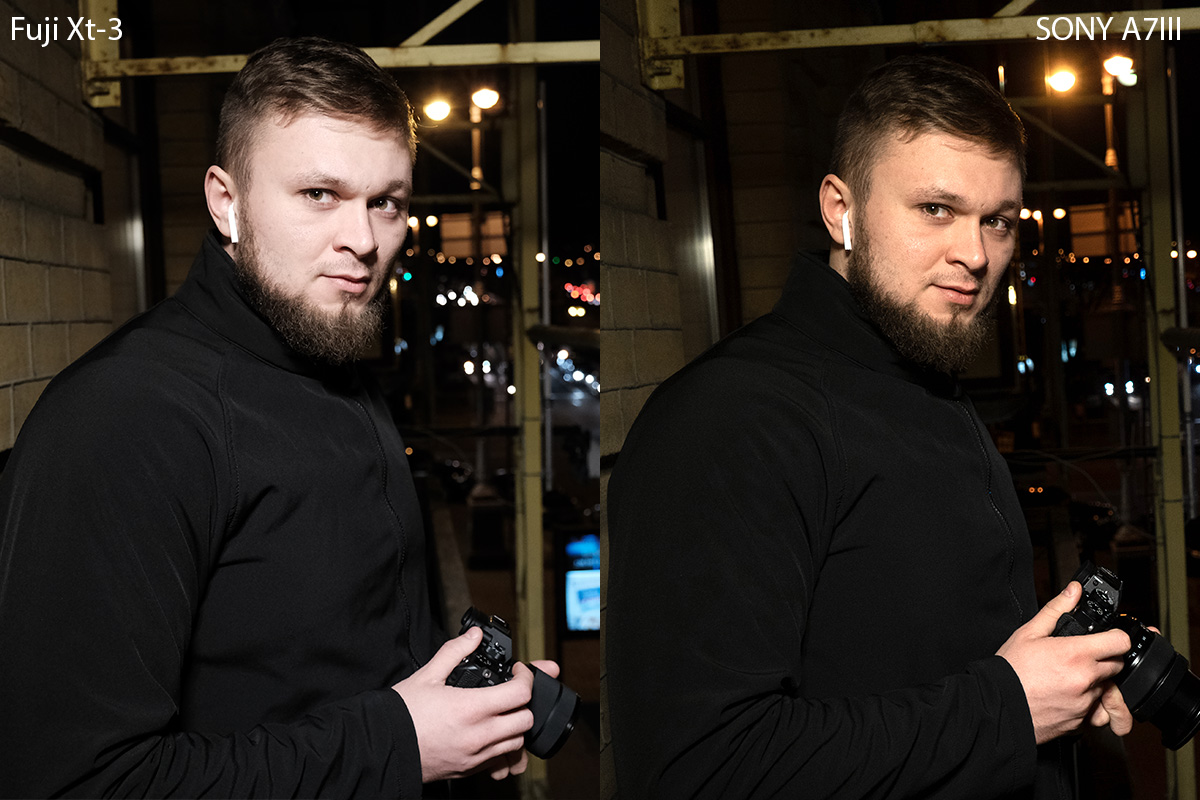 Sony Alpha 7 III имеет более широкий динамический диапазон, чем камера фирмы Fujifilm