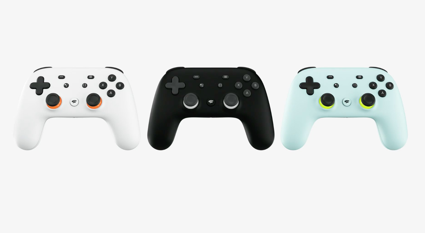 Вид на новые контроллеры от Google 