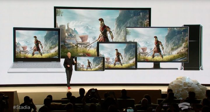 Кадр с презентации Stadia