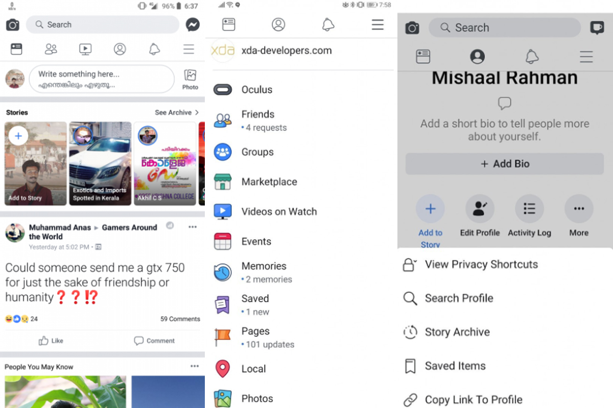 Facebook готовит черно-белый интерфейс 