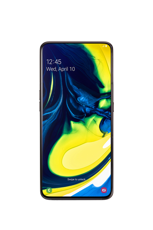 Galaxy A80 имеет 6,7-дюймовый FHD + Super AMOLED экран