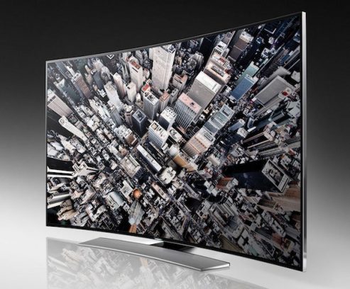 Первый в мире UHD-телевизор Bendable TV