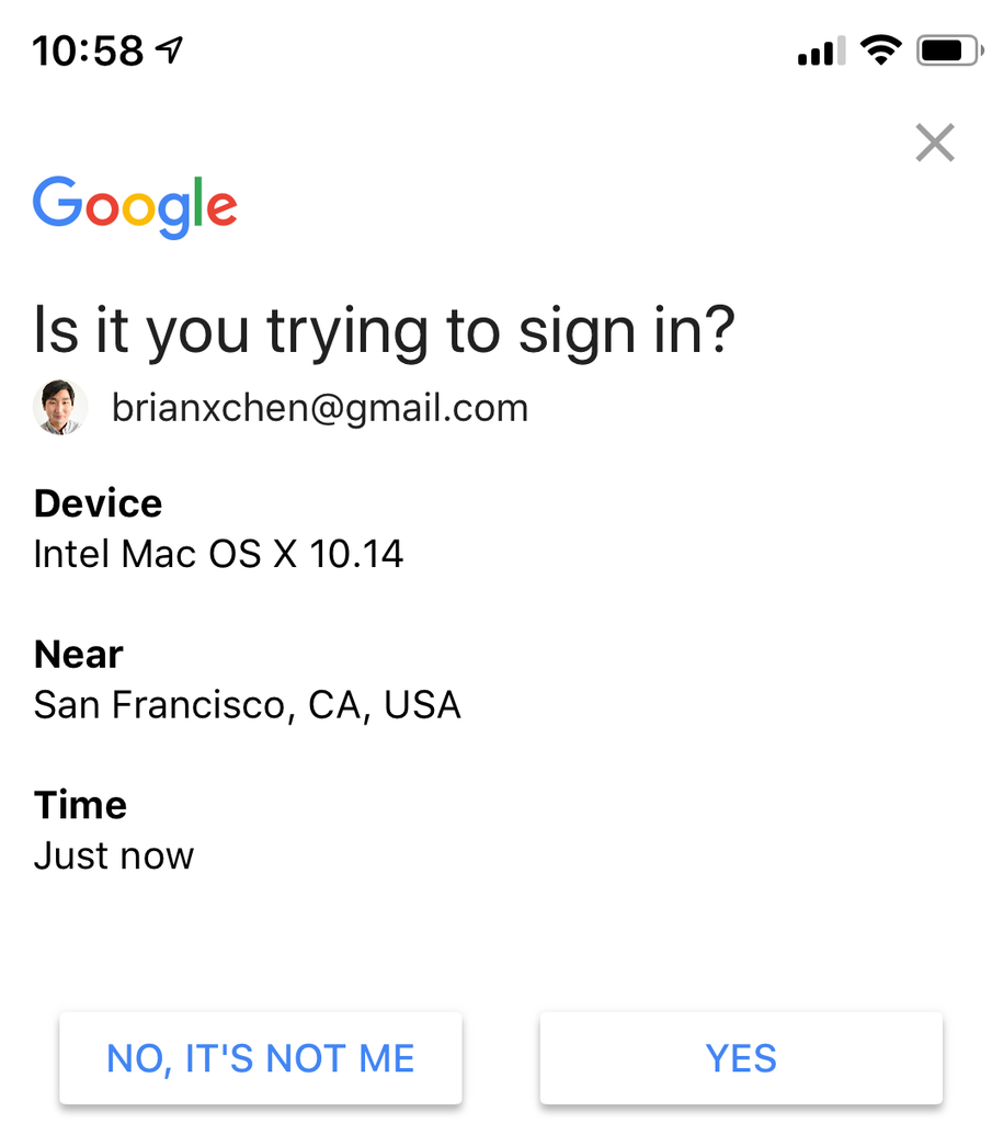 Google Prompt Google Prompt