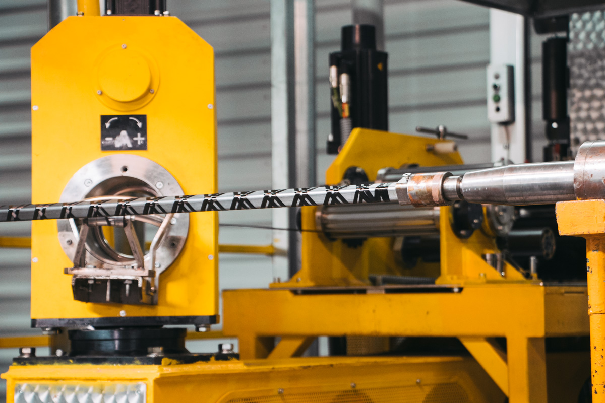 Процесс намотки углеродных материалов