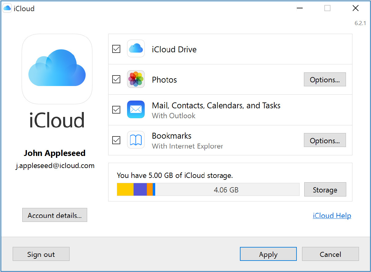 Приложение iCloud на базе Win32 давно доступно в Windows