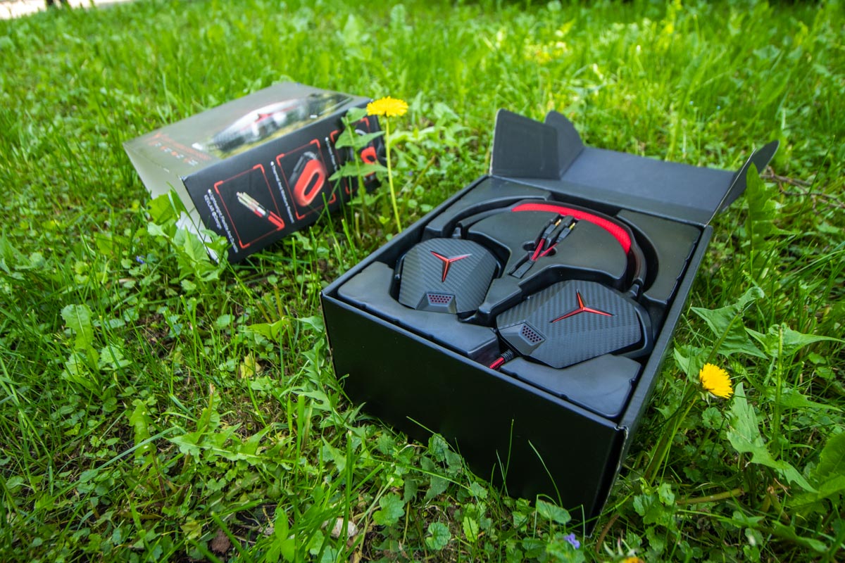 Наушники Lenovo Y Gaming Stereo в коробке