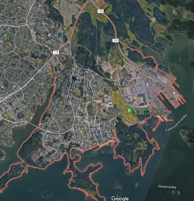 Область доставки