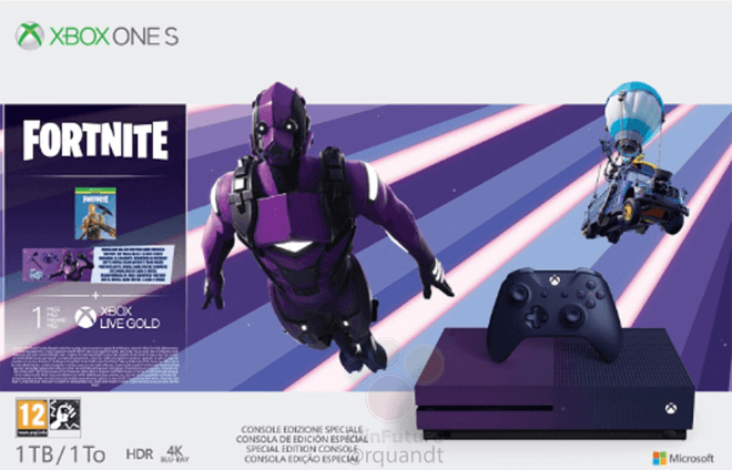 Xbox One S Fortnite Limited Edition будет включать новый скин Dark Vertex и 2000 V-Bucks