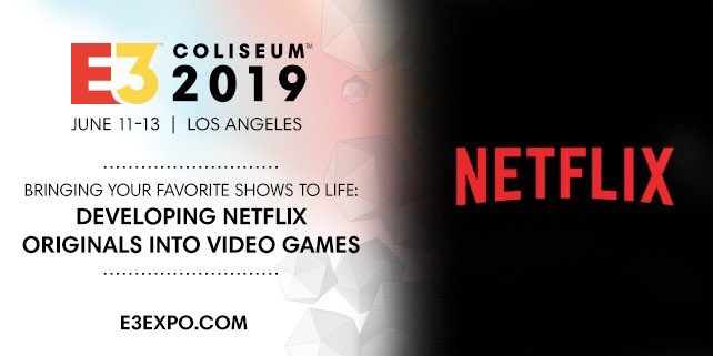 Постер панели Netflix на Е3 2019