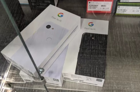 Слитое фото Pixel 3a XL
