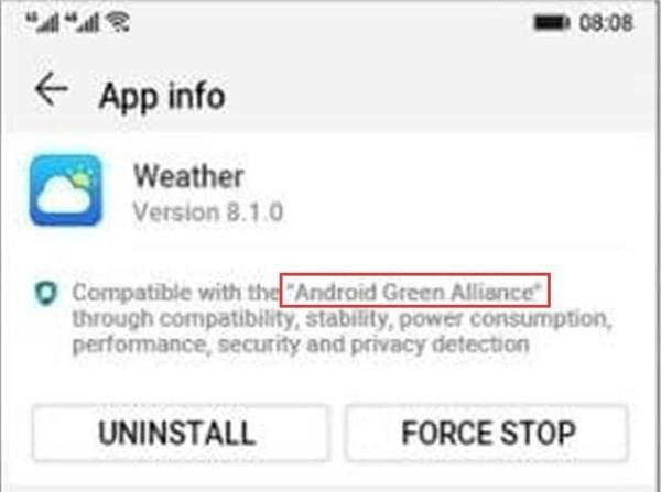 То самое упоминание про Android Green Alliance