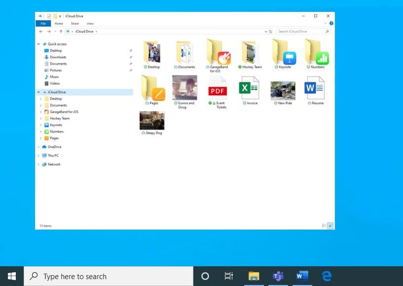 iCloud также будет интегрирован в File Explorer в Windows 10