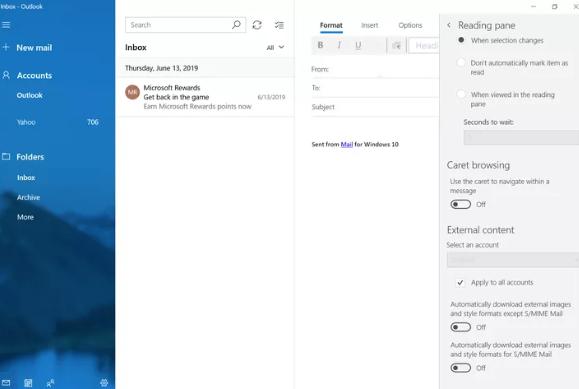 Как настроить почту в MICROSOFT MAIL