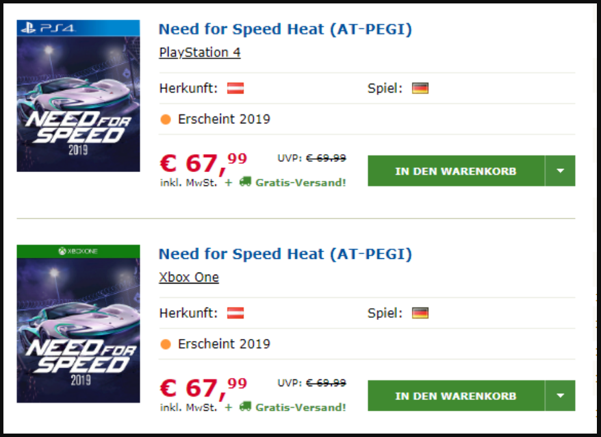 Скриншот Need For Speed Heat Скриншот Need For Speed Heat