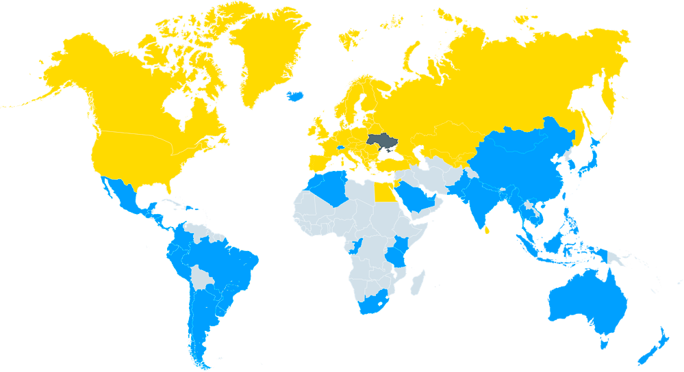 Карта покрытия Киевстар