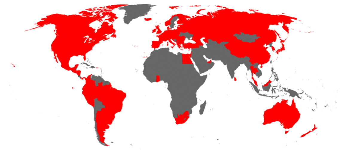 Карта покрытия Vodafone