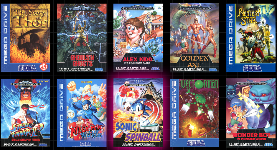 Список доступных игр на SEGA Mega Drive Mini