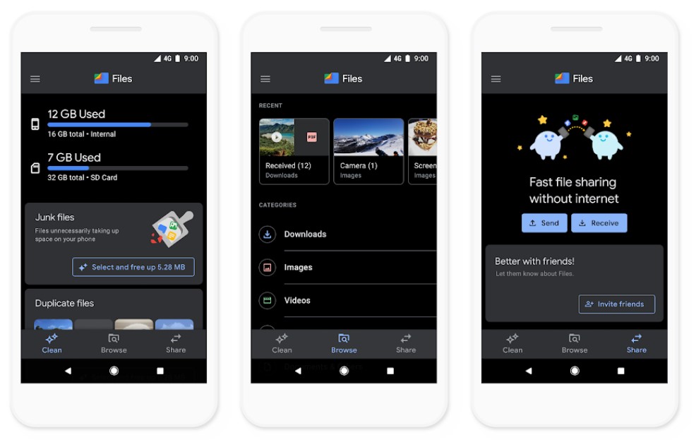 Google Files получила новые функции