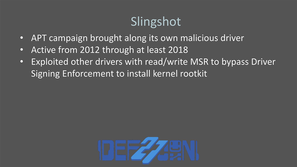 Класс атаки SlingShot
