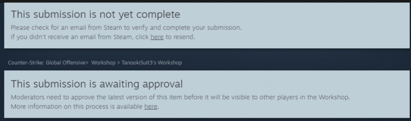 В мастерской Steam появилась предварительная модерация