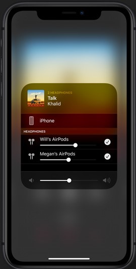 Можно моединить две пары AirPods