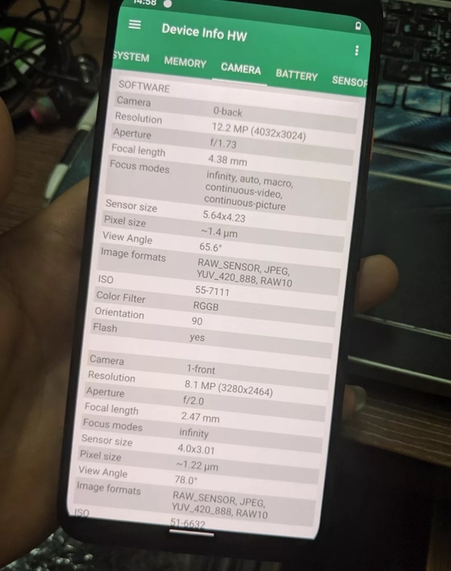 Характеристики Google Pixel 4 XL
