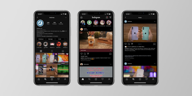 Instagram добавил темный режим в приложение на iOS и отключил возможность следить за лайками друзей