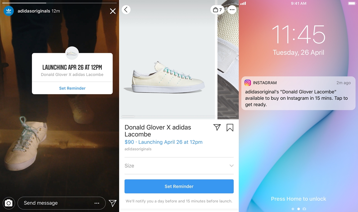 Instagram будет рассылать уведомления о выходе новых коллекций модных брендов